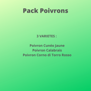 Pack Poivrons – 3 Variétés