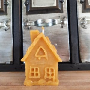 Bougie « La Maison de pain d’Epices » en cire d’Abeilles