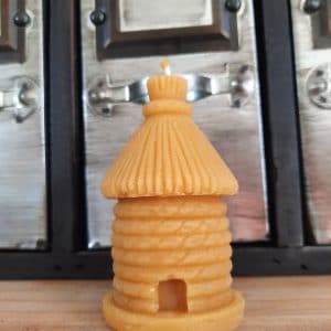 Bougie Ruche Paille en cire d’Abeilles