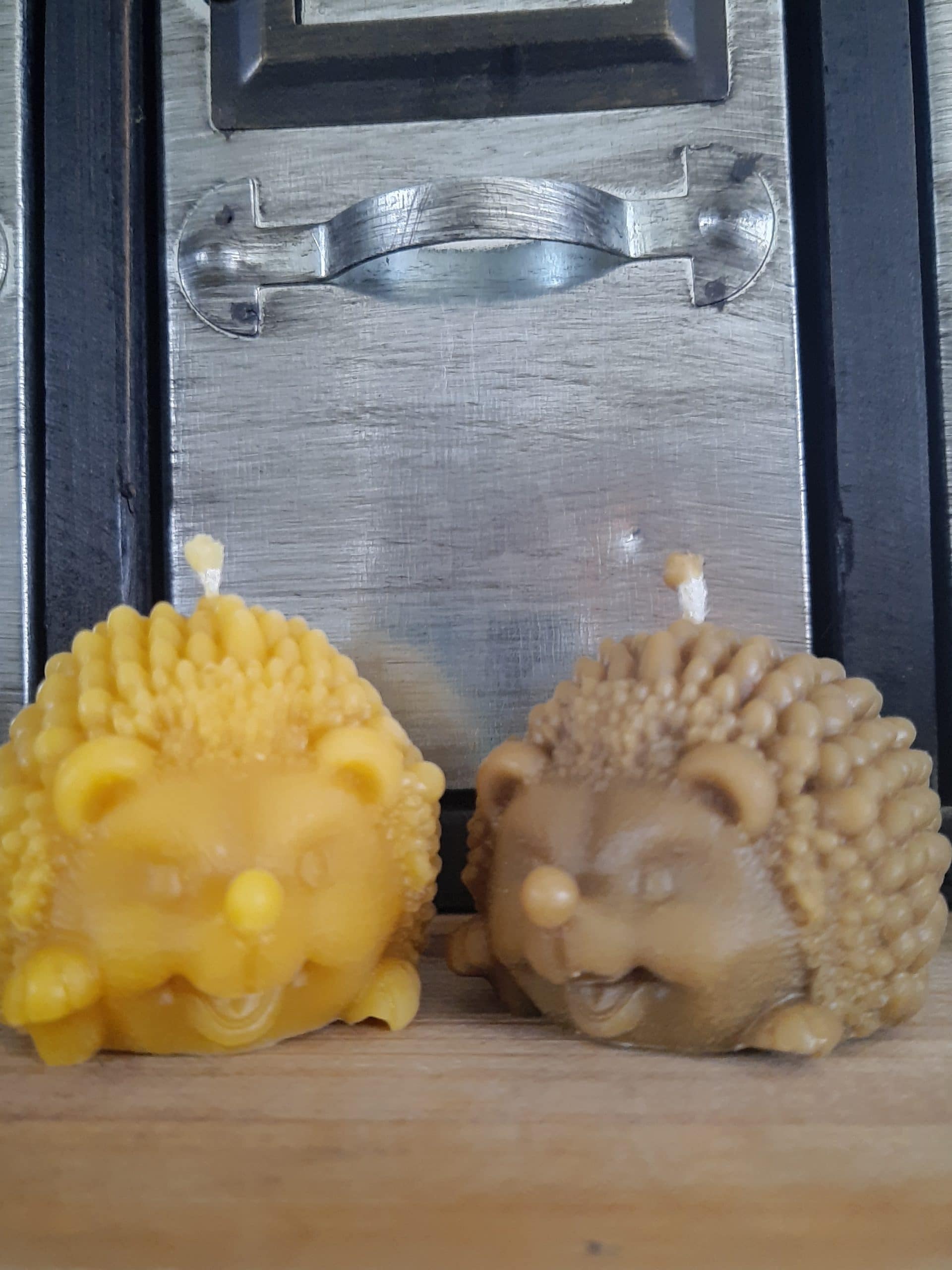 Lot de 2 bougies Hérissons