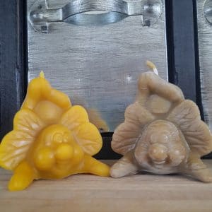 Lot de 2 Bougies Abeille