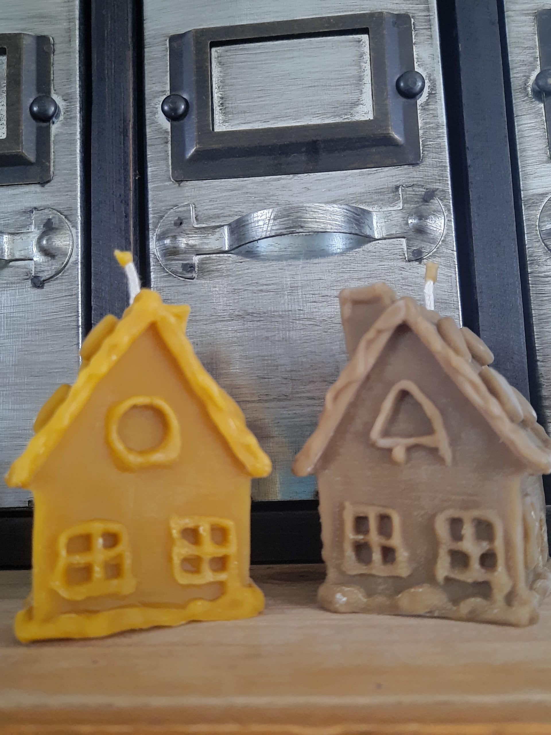 Lot de 2 Bougies Maison pain d'Epices