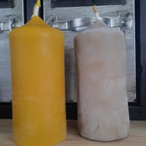 Lot de 2 bougies Cylindre