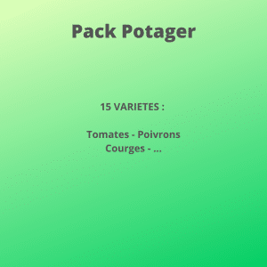 Pack Potager – 15 variétés de graines