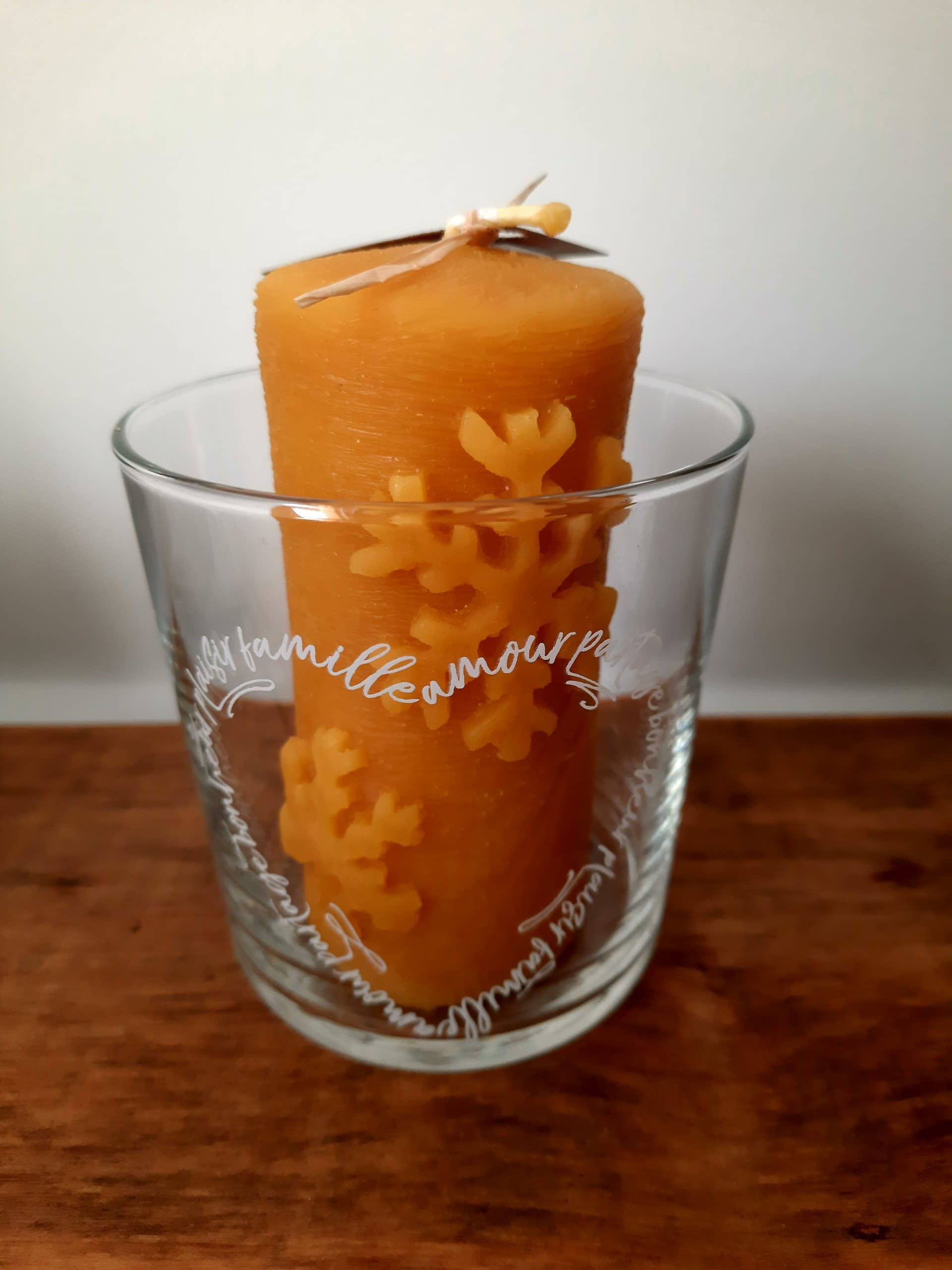 bougie cire d'abeilles