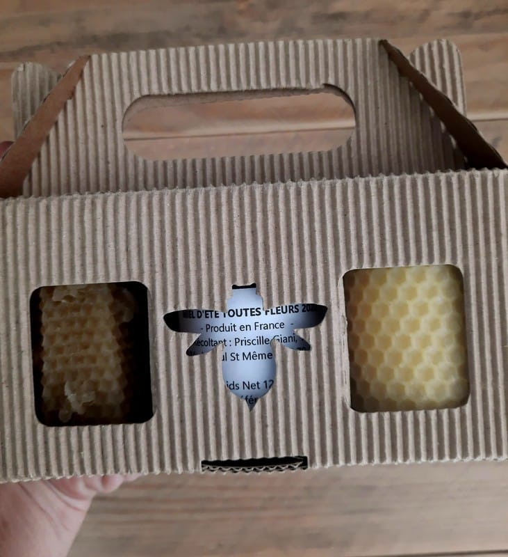 coffret cadeau bougie et miel