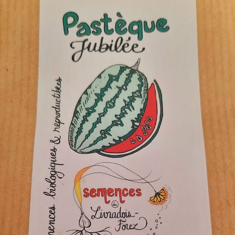 sachet de 15 graines de pastèque jubilé